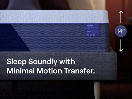 Nectar Hybrid Luxe White Twin XL Mattress by Ashley at Eve Furniture