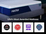 Nectar Hybrid Premier 5.1 White California King Mattress by Ashley at Eve Furniture