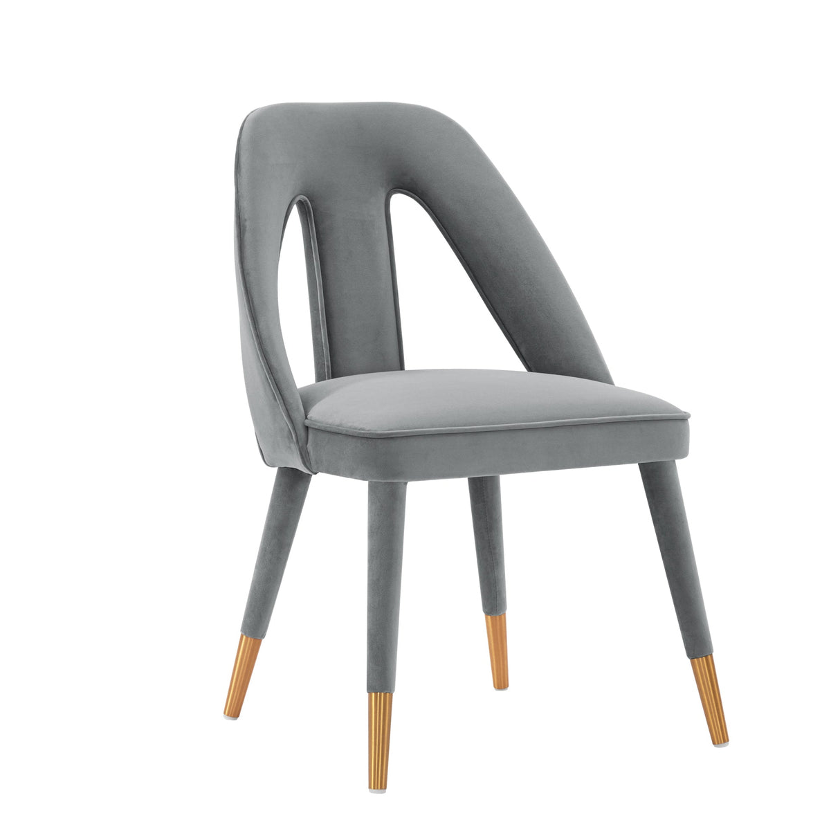 Neda Dining Chair in Grey by Manhattan Comfort at Eve Furniture