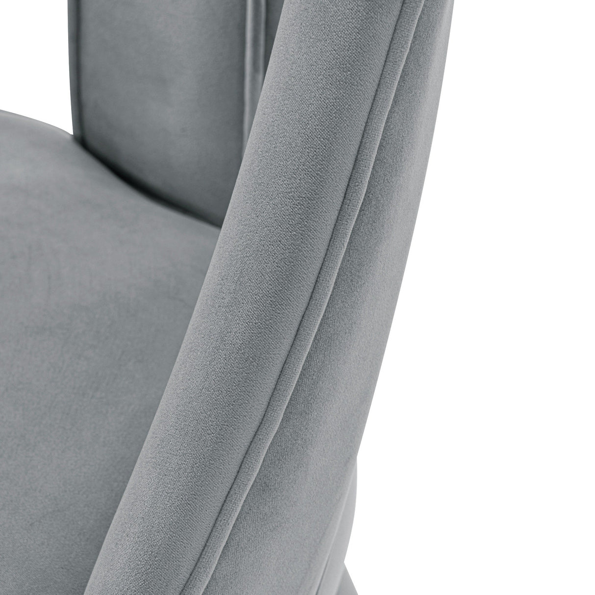 Neda Dining Chair in Grey by Manhattan Comfort at Eve Furniture