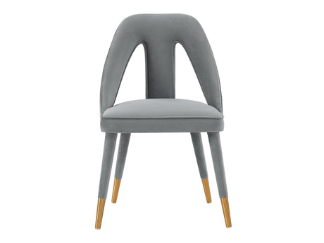 Neda Dining Chair in Grey by Manhattan Comfort at Eve Furniture