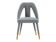 Neda Dining Chair in Grey by Manhattan Comfort at Eve Furniture