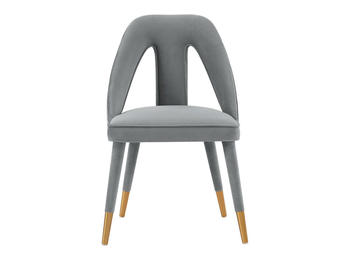 Neda Dining Chair in Grey by Manhattan Comfort at Eve Furniture
