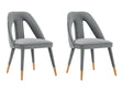 Neda Dining Chair in Grey (set of 2) by Manhattan Comfort at Eve Furniture
