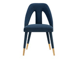 Neda Dining Chair in Midnight Blue by Manhattan Comfort at Eve Furniture