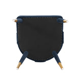 Neda Dining Chair in Midnight Blue (set of 2) by Manhattan Comfort at Eve Furniture