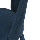 Neda Dining Chair in Midnight Blue (set of 2) by Manhattan Comfort at Eve Furniture