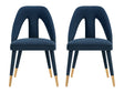 Neda Dining Chair in Midnight Blue (set of 2) by Manhattan Comfort at Eve Furniture