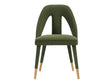 Neda Dining Chair in Olive Green by Manhattan Comfort at Eve Furniture
