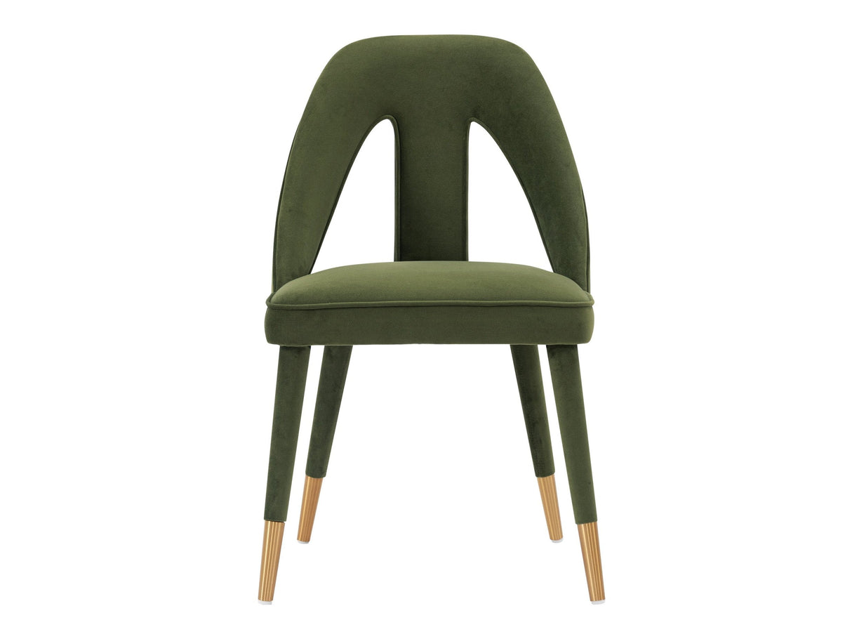 Neda Dining Chair in Olive Green by Manhattan Comfort at Eve Furniture