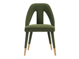 Neda Dining Chair in Olive Green by Manhattan Comfort at Eve Furniture