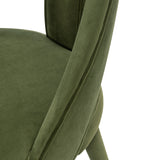Neda Dining Chair in Olive Green (set of 2) by Manhattan Comfort at Eve Furniture