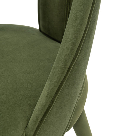 Neda Dining Chair in Olive Green (set of 2) by Manhattan Comfort at Eve Furniture