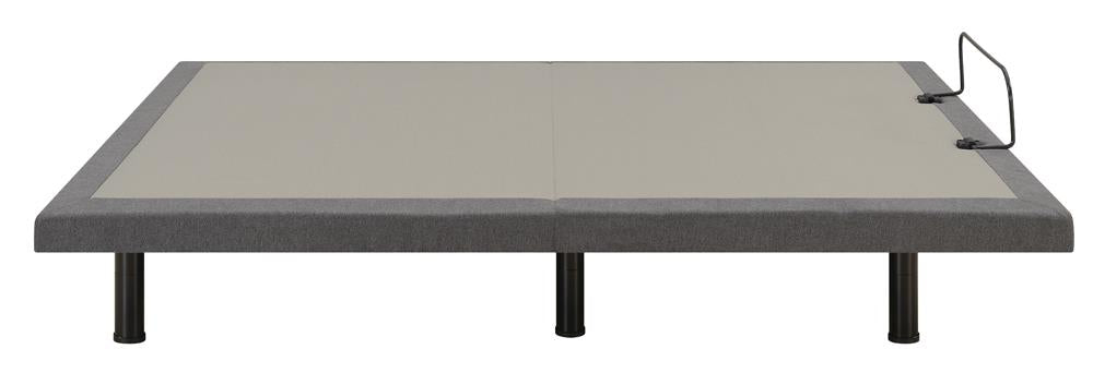 Negan Gray/Black Eastern King Adjustable Bed Base