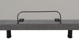 Negan Gray/Black Eastern King Adjustable Bed Base