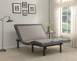 Negan Gray/Black California King Adjustable Bed Base by Coaster at Eve Furniture