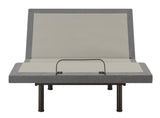 Negan Gray/Black Eastern King Adjustable Bed Base by Coaster at Eve Furniture