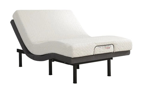 Negan Gray/Black Queen Adjustable Bed Base by Coaster at Eve Furniture