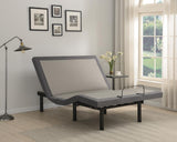 Negan Gray/Black Queen Adjustable Bed Base by Coaster at Eve Furniture