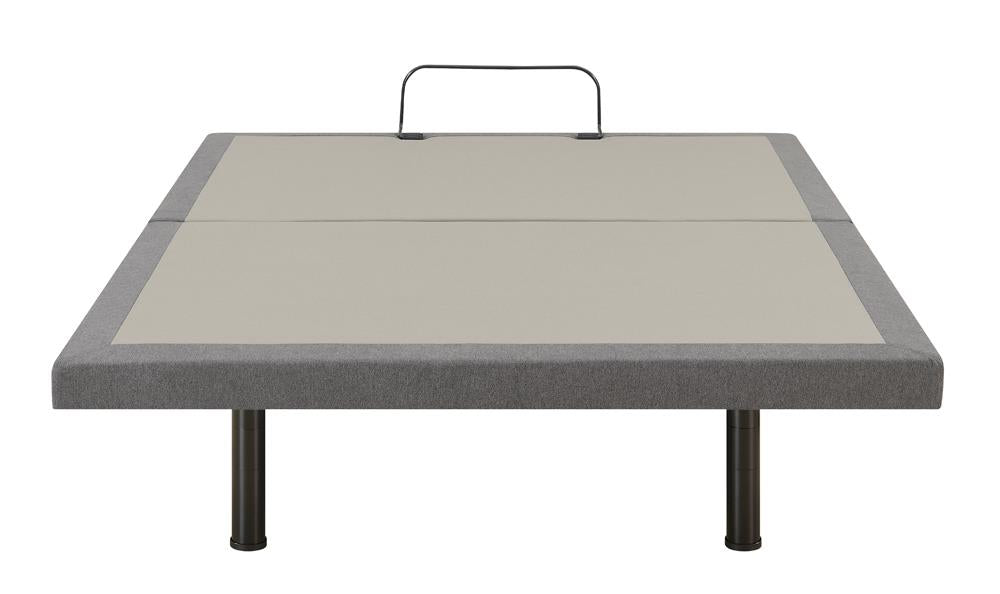 Negan Gray/Black Queen Adjustable Bed Base