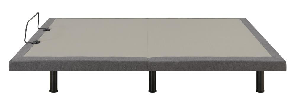 Negan Gray/Black Queen Adjustable Bed Base