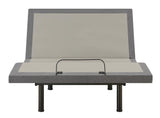 Negan Gray/Black Twin XL Adjustable Bed Base