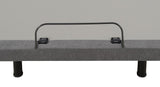 Negan Gray/Black Twin XL Adjustable Bed Base