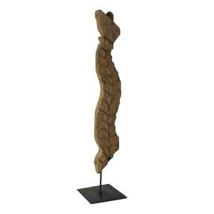 Negundo III Brown Wooden Decor Object by Mercana at Eve Furniture