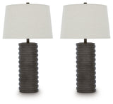 Neilett Antique Brown Table Lamp (Set of 2) by Ashley at Eve Furniture