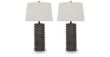 Neilett Antique Brown Table Lamp (Set of 2) by Ashley at Eve Furniture