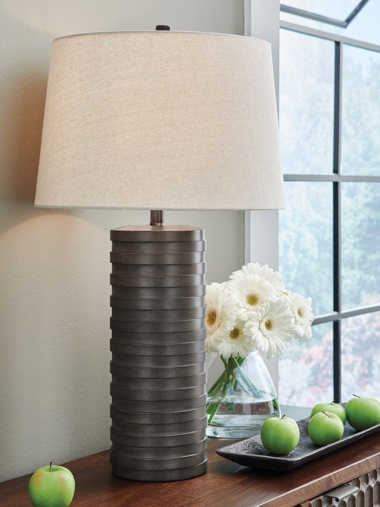 Neilett Antique Brown Table Lamp (Set of 2) by Ashley at Eve Furniture