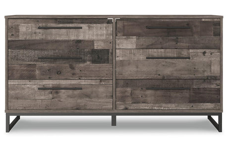 Neilsville Multi Gray Dresser by Ashley at Eve Furniture
