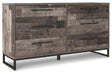 Neilsville Multi Gray Dresser by Ashley at Eve Furniture