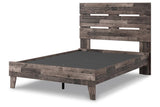 Neilsville Multi Gray Full Panel Platform Bed by Ashley at Eve Furniture