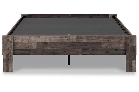 Neilsville Multi Gray Full Platform Bed by Ashley at Eve Furniture