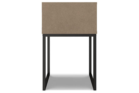 Neilsville Multi Gray Nightstand by Ashley at Eve Furniture
