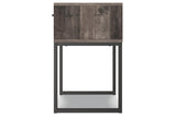 Neilsville Multi Gray Nightstand by Ashley at Eve Furniture