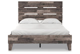 Neilsville Multi Gray Queen Panel Platform Bed by Ashley at Eve Furniture