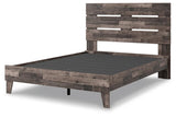 Neilsville Multi Gray Queen Panel Platform Bed by Ashley at Eve Furniture