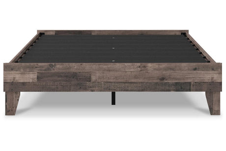 Neilsville Multi Gray Queen Platform Bed by Ashley at Eve Furniture