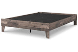 Neilsville Multi Gray Queen Platform Bed by Ashley at Eve Furniture