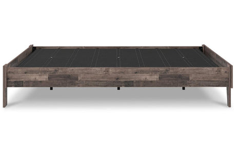 Neilsville Multi Gray Queen Platform Bed by Ashley at Eve Furniture