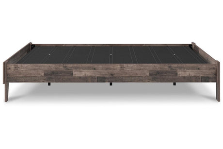 Neilsville Multi Gray Queen Platform Bed by Ashley at Eve Furniture