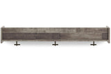 Neilsville Multi Gray Wall Mounted Coat Rack with Shelf by Ashley at Eve Furniture