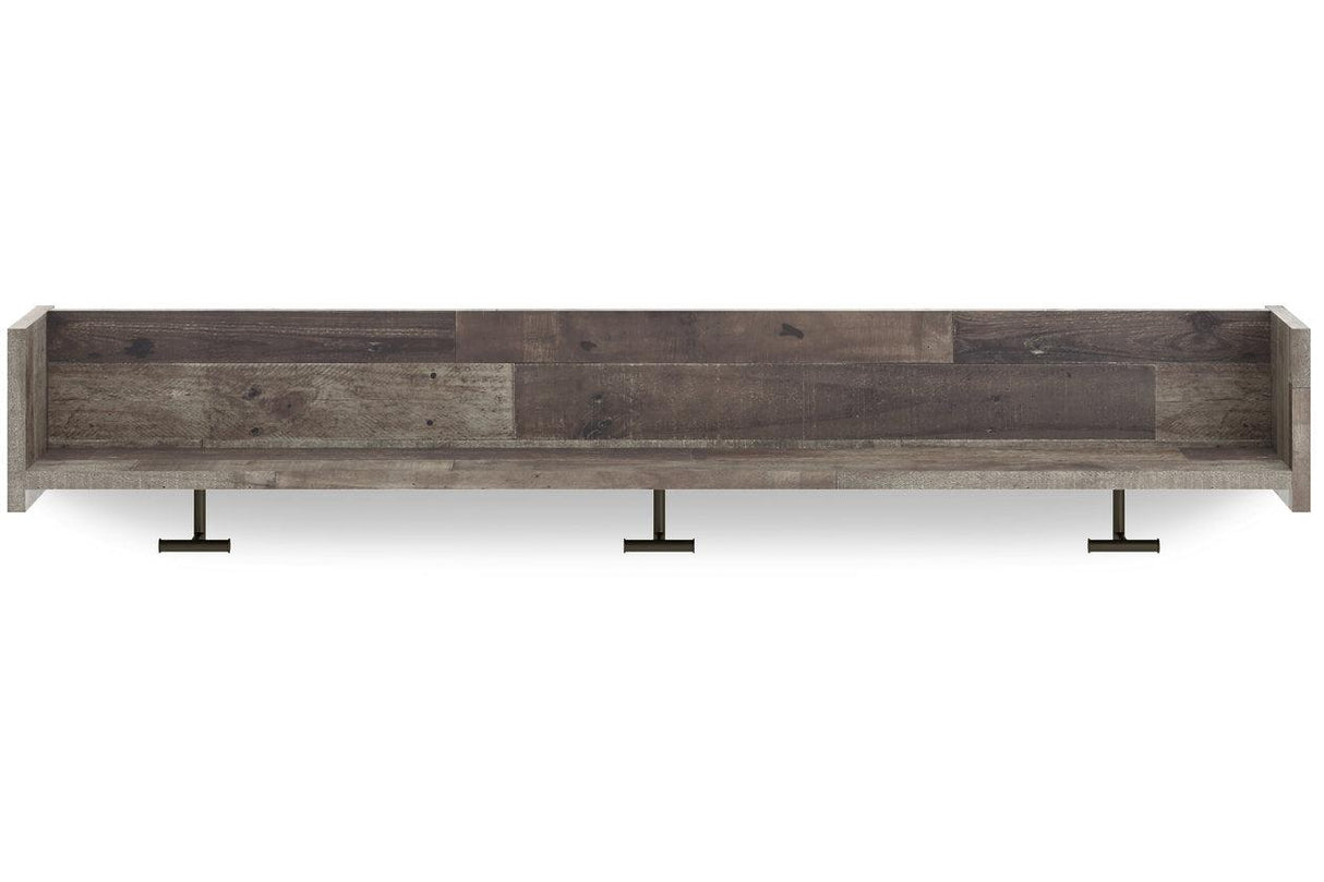 Neilsville Multi Gray Wall Mounted Coat Rack with Shelf by Ashley at Eve Furniture