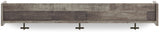 Neilsville Multi Gray Wall Mounted Coat Rack with Shelf by ASHLEY FURNITURE at Eve Furniture