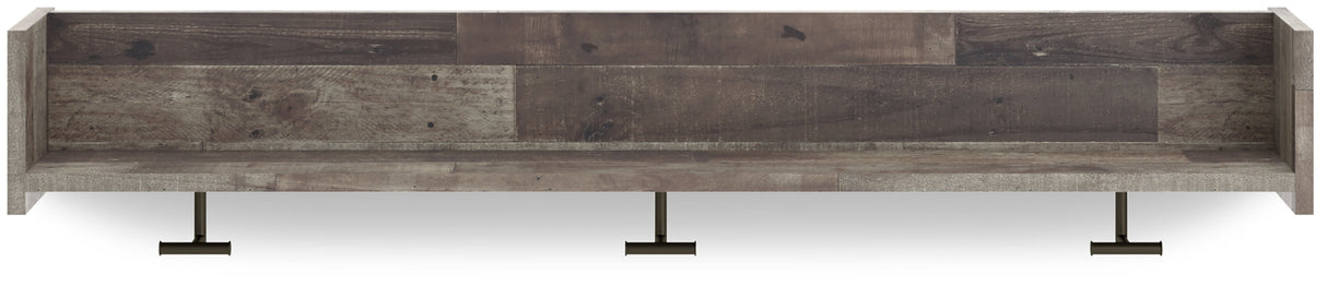 Neilsville Multi Gray Wall Mounted Coat Rack with Shelf by ASHLEY FURNITURE at Eve Furniture