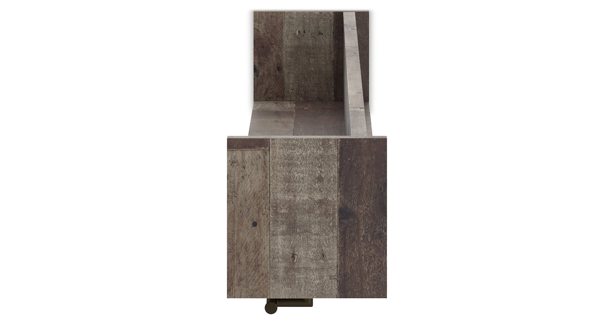 Neilsville Multi Gray Wall Mounted Coat Rack with Shelf by ASHLEY FURNITURE at Eve Furniture