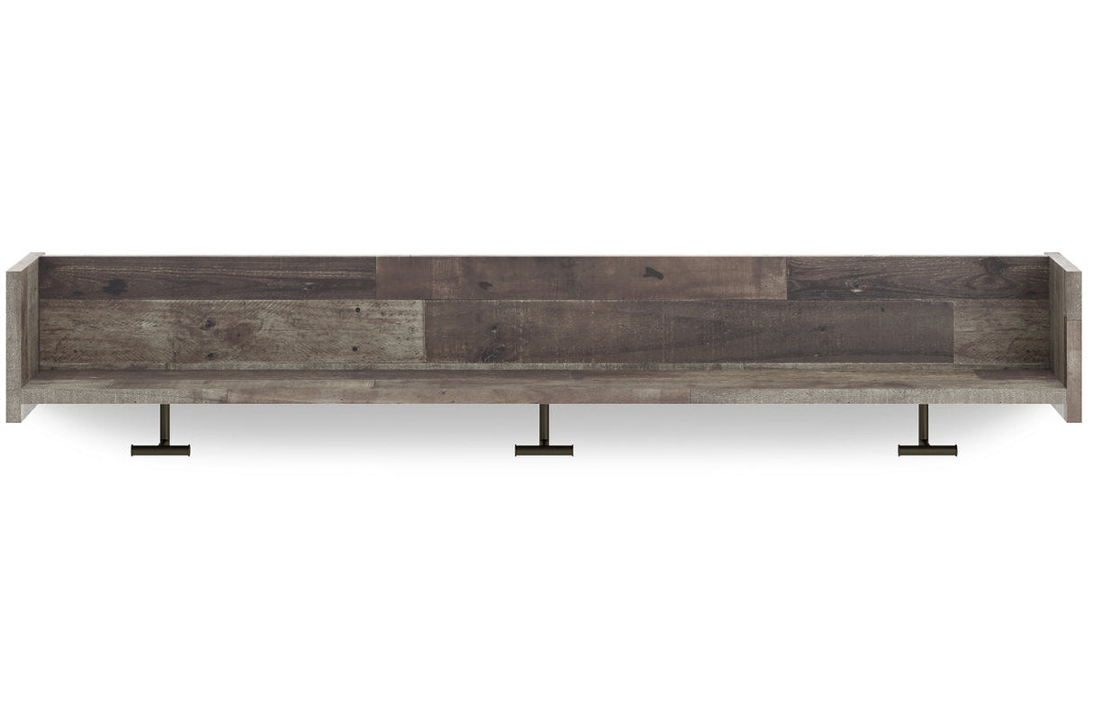 Neilsville Multi Gray Wall Mounted Coat Rack with Shelf by ASHLEY FURNITURE at Eve Furniture