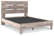 Neilsville Whitewash Queen Panel Platform Bed by Ashley at Eve Furniture